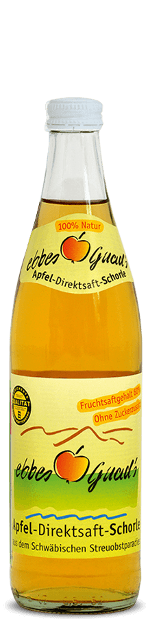 ebbes Guad´s Apfel-Direktsaft-Schorle