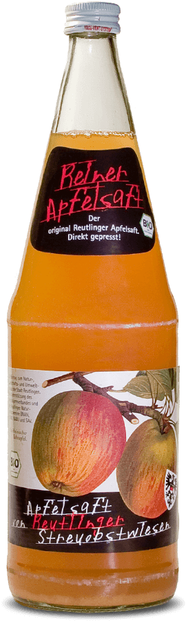 Bio-Apfelsaft von Reutlinger Streuobstwiesen (naturtrüb)